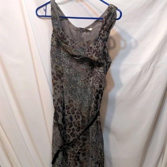 open lace back dress Sweet Bamboo Floral Ruffle Baby Gown in Purple main image 1